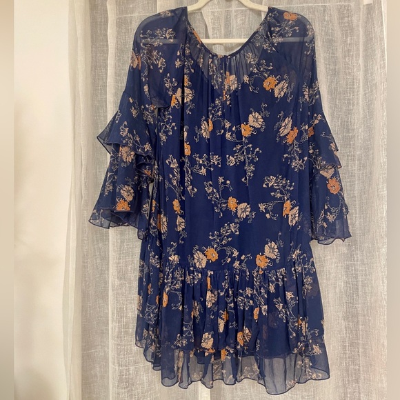Free People Floral Mini Boho Dress - Picture 7 of 7